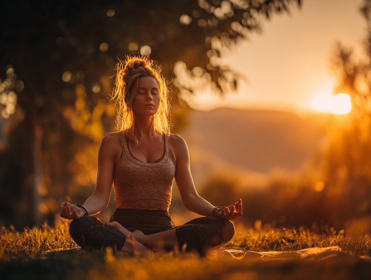 Йога на сході сонця